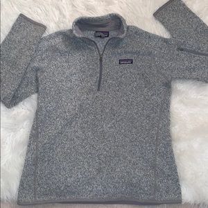 Patagonia Better sweater grey quarter zip